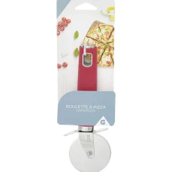 Roulette à pizza en inox manche polypropylène rouge