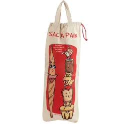 Sac à pain humoristique en coton