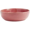 Saladier en faïence Terracotta avec liseré crème