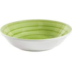 Saladier faïence déco spirale Ø25 cm