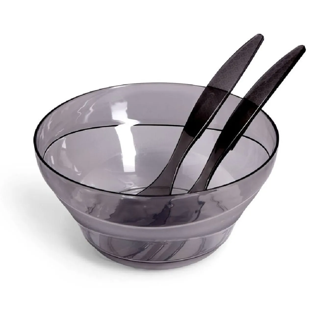 Saladier plastique Ø25cm avec couverts à salade - 3 modèles