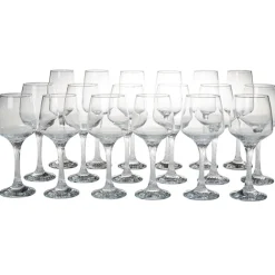 Service 18 verres à pied glamour
