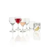 Service de verres transparents 18 pièces LAV
