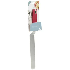 Spatule à crêpe inox manche en polypropylène rouge