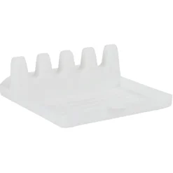 Support à couverts en plastique blanc 14,5x13x5cm
