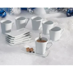 Tasse à café porcelaine x6