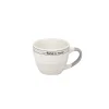 Tasse à expresso en porcelaine design Bistrot du Marché 9 cl