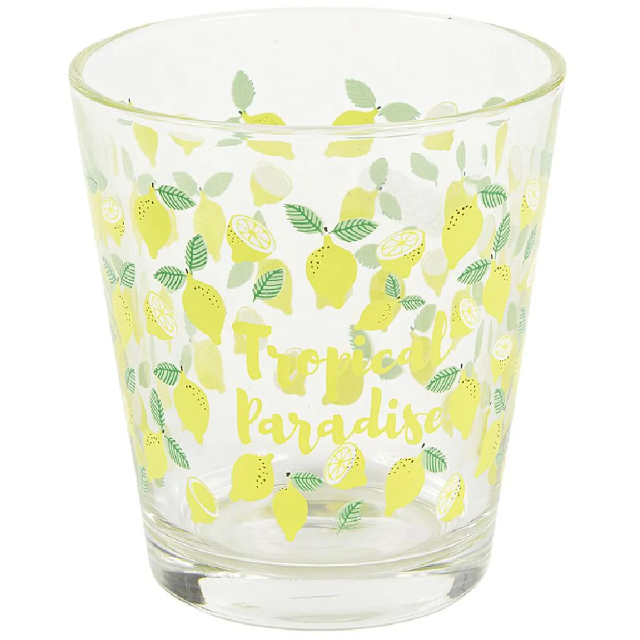 Verre à eau motifs fruits exotiques 25,5 cl - Summer time