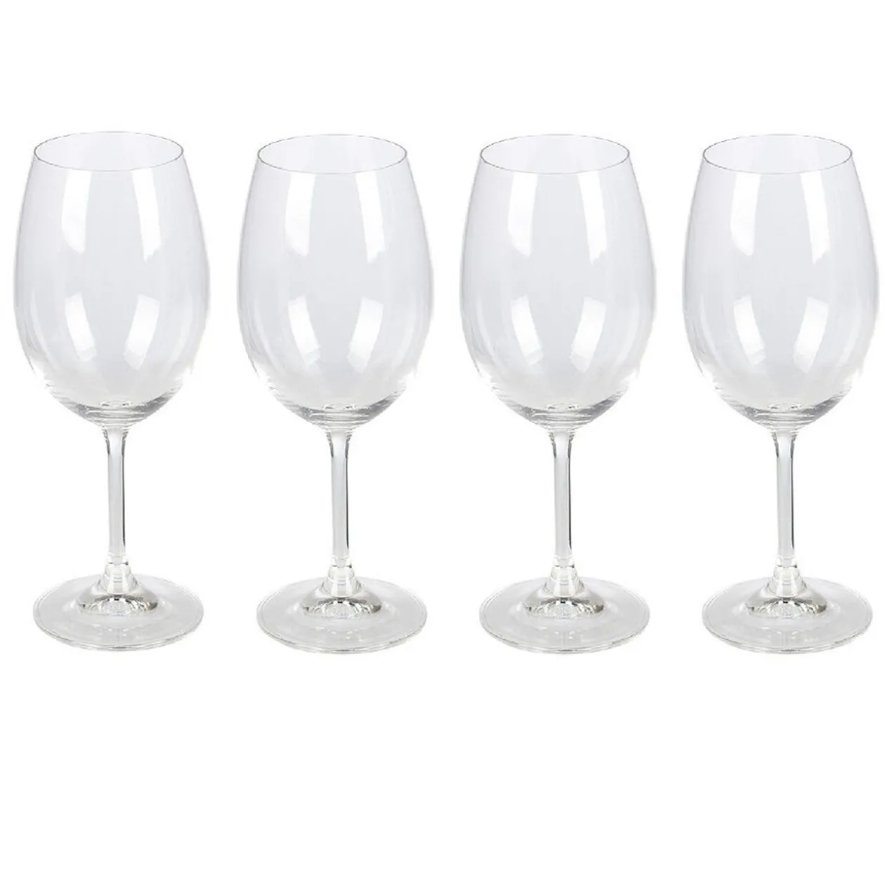 Verre à pied transparent 45 cl x4