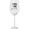 Verre à vin XL imprimé Amour Gloire et Rosé