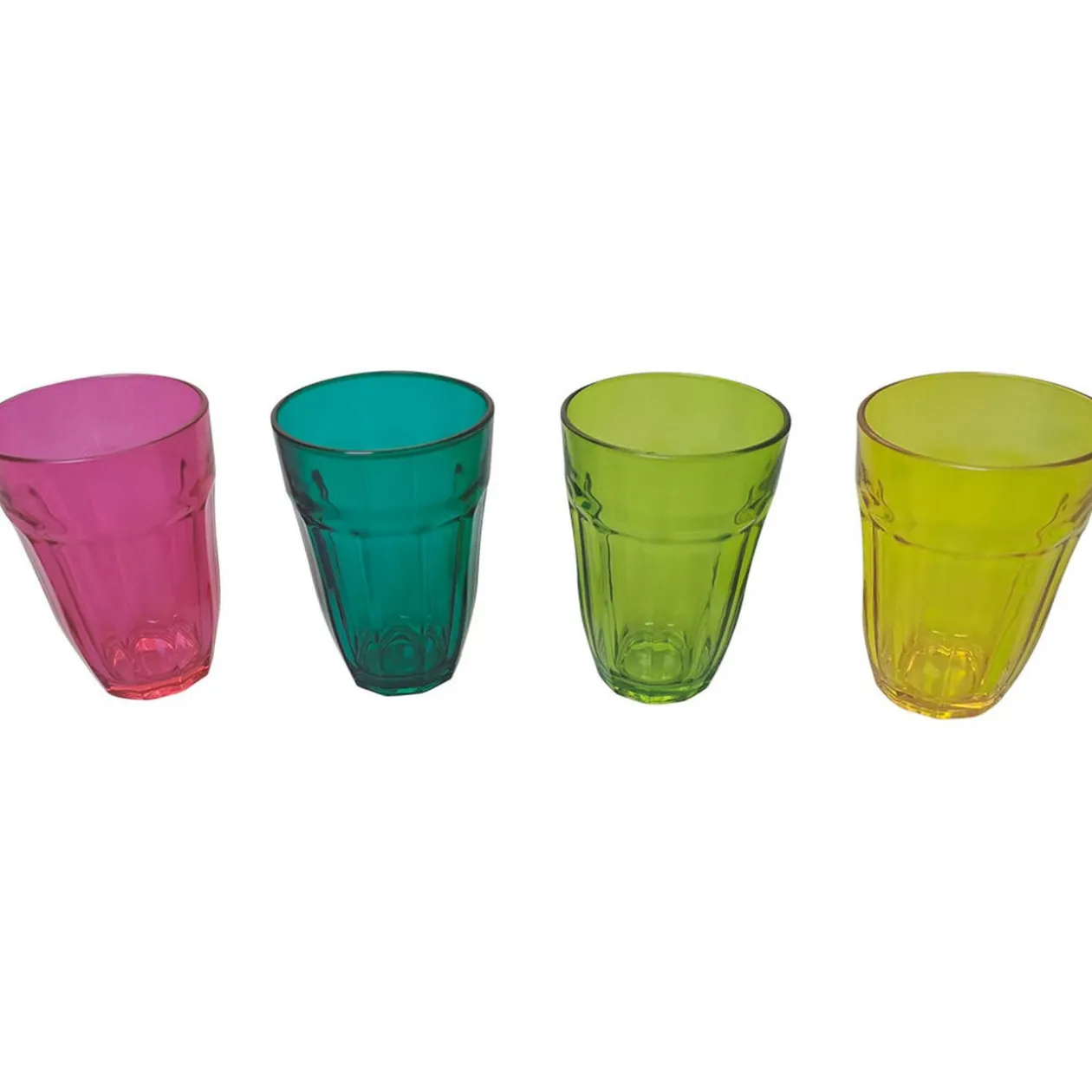 Verre bas coloré en verre 23 cl x 8