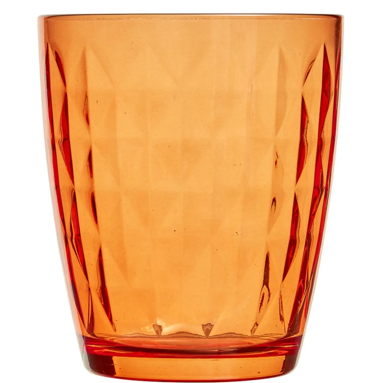 Verre gobelet coloré uni x 4