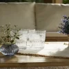 Verre haut motif baroque 350ml H17cm