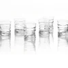 Verrine transparente motif anneau x6