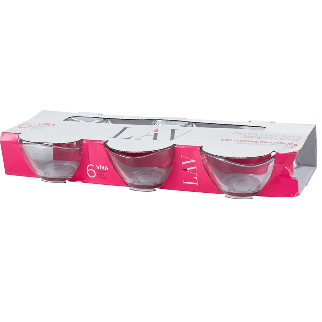 Verrine transparente x6